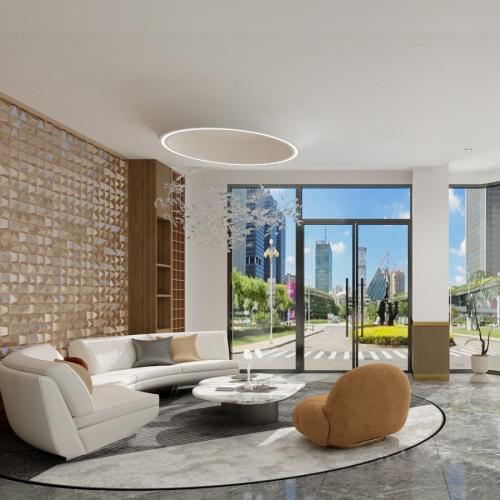 現(xiàn)代辦公室接待區(qū)設(shè)計(jì)